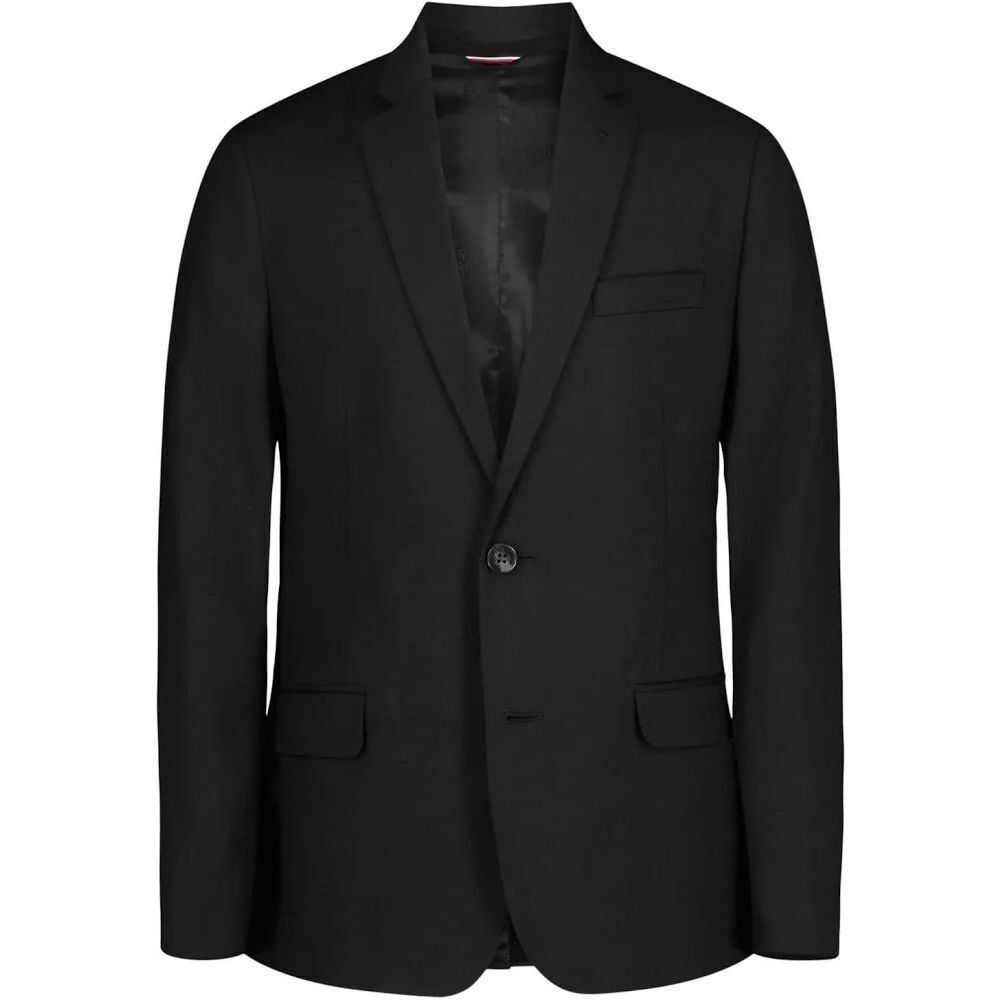 Tommy Hilfiger Youth Modern-Fit Stretch Sharkskin THFlex Suit Jacket Black 12